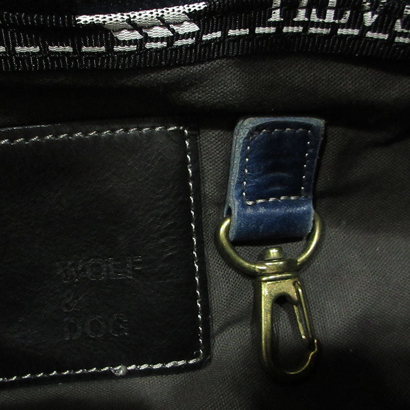WOLF＆DOG l ウルフアンドドッグ 井上鞄製作所 ウエストバッグ 井上鞄製作所 WOLF&DOG ブルー【三重本店】