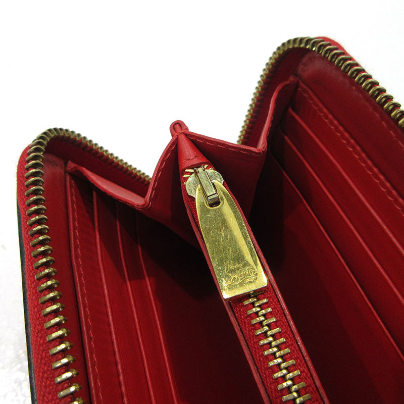 Christian Louboutin | クリスチャンルブタン パネトーネ ラウンドファスナー 長財布 1185061 レッド【三重本店】