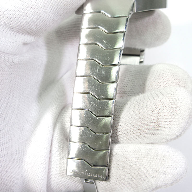 HAMILTON | ハミルトン Ventura Elvis80 Auto ベンチュラ エルヴィス80 オート 腕時計 H24555181 アナログ表示 自動巻き ホワイト×シルバー【三重本店】