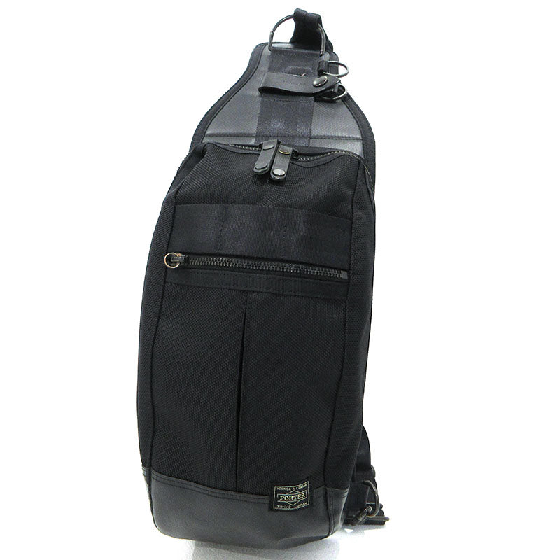 PORTER | ポーター HEAT SLING SHOULDER BAG ボディバッグ 703-08000 ブラック【三重本店】