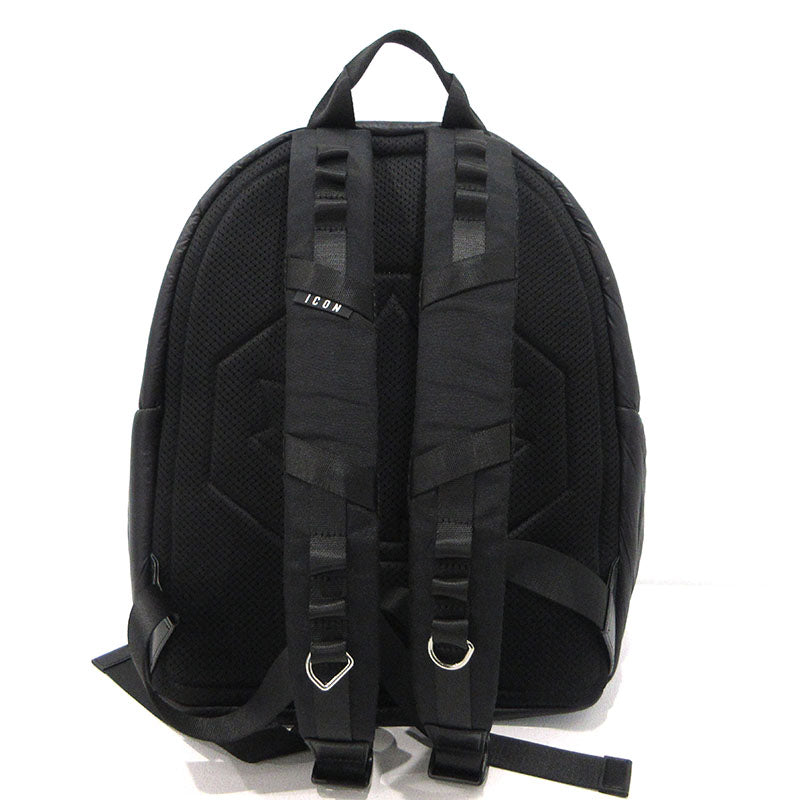 DSQUARED2 | ディースクエアード Backpacks Icon/0242 バックパック リュック・デイパック ブラック【三重本店】