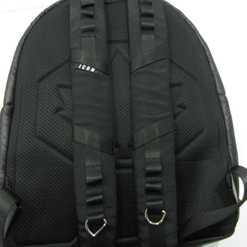 DSQUARED2 | ディースクエアード Backpacks Icon/0242 バックパック リュック・デイパック ブラック【三重本店】