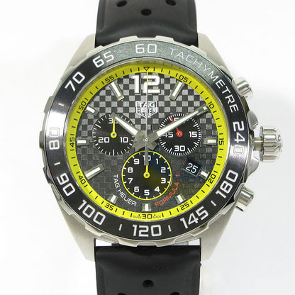TAG HEUER | タグホイヤー FORMULA 1 CHRONOGRAPH フォーミュラ1 クロノグラフ 43mm 腕時計 CAZ101AC.FT8024 多針アナログ表示 クオーツ ブラック×イエロー×シルバーなど【三重本店】