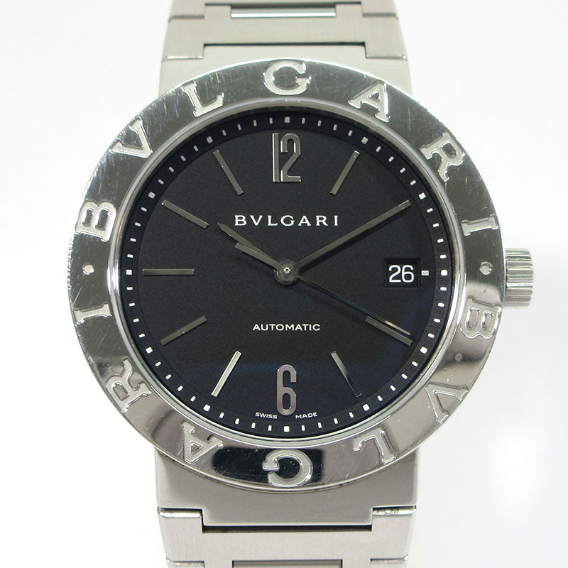 BVLGARI | ブルガリ BVLGARI・BVLGARI ブルガリ・ブルガリ 38mm 腕時計 BB38SS AUTO アナログ表示 自動巻き ブラック×シルバー【三重本店】