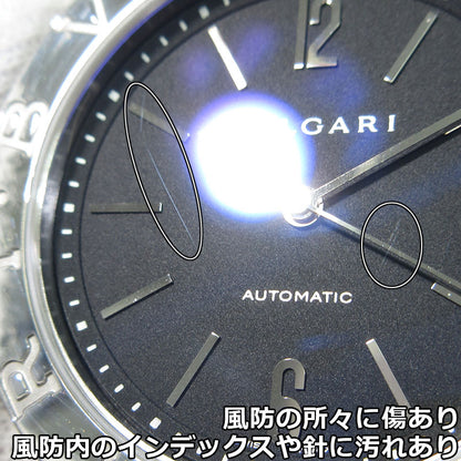 BVLGARI | ブルガリ BVLGARI・BVLGARI ブルガリ・ブルガリ 38mm 腕時計 BB38SS AUTO アナログ表示 自動巻き ブラック×シルバー【三重本店】