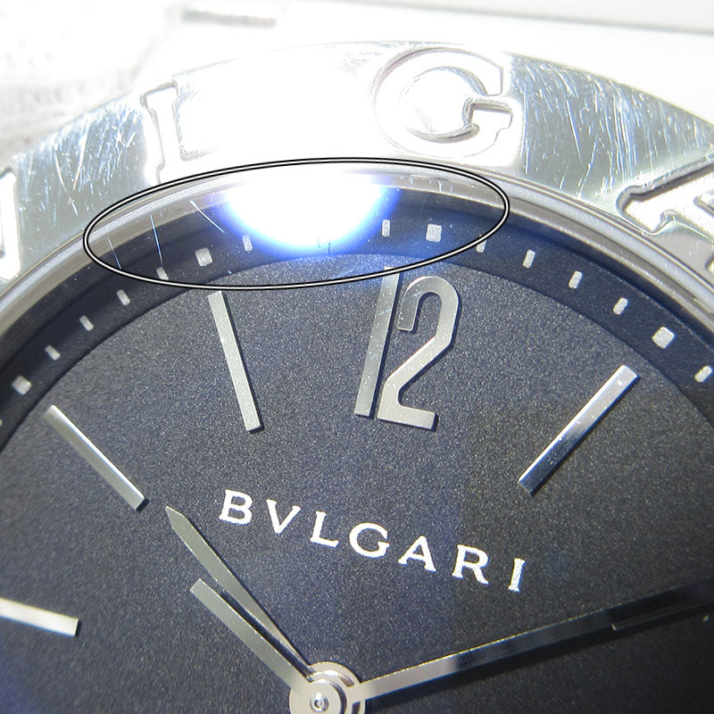BVLGARI | ブルガリ BVLGARI・BVLGARI ブルガリ・ブルガリ 38mm 腕時計 BB38SS AUTO アナログ表示 自動巻き ブラック×シルバー【三重本店】