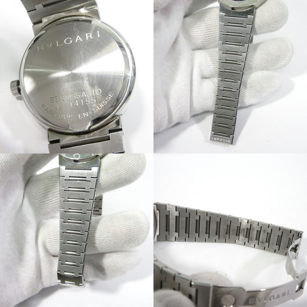 BVLGARI | ブルガリ BVLGARI・BVLGARI ブルガリ・ブルガリ 38mm 腕時計 BB38SS AUTO アナログ表示 自動巻き ブラック×シルバー【三重本店】