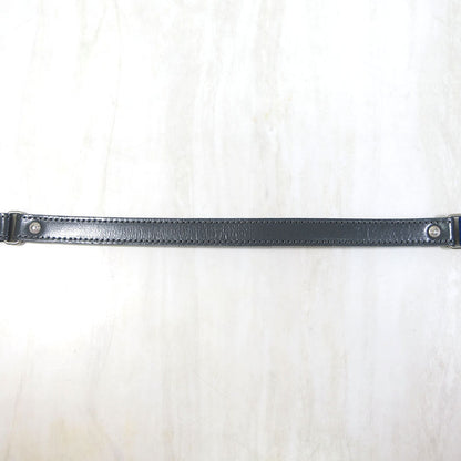 TOGA VIRILIS | トーガヴィリリース Leather Nylon Belt レザーナイロンベルト ベルト ブルー系×グレー系【三重本店】
