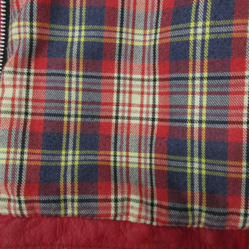 schott | ショット シングルライダースジャケット レザー レッド サイズ：L【三重本店】