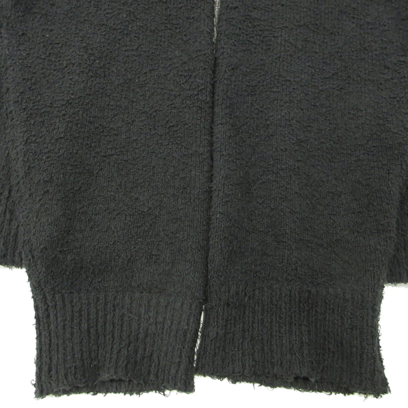 SUPPLIER | サプライヤー Glitter Cross Shaggy Knit シャギークルーニット ニット ブラック サイズ：M【三重本店】