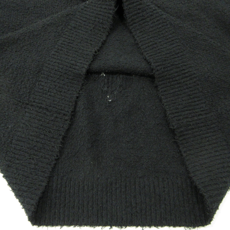 SUPPLIER | サプライヤー Glitter Cross Shaggy Knit シャギークルーニット ニット ブラック サイズ：M【三重本店】