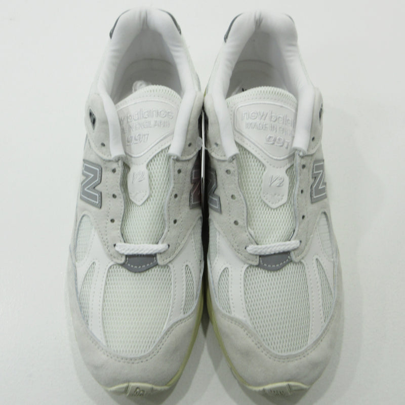 NEW BALANCE | ニューバランス Made in UK 991v2 スニーカー U991OW2 ホワイト 27.5cm【三重本店】
