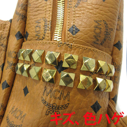 MCM | エム・シー・エム Stark サイドスタッズ バックパック リュック・デイパック MMK6SVE37CO001 ブラウン【三重本店】