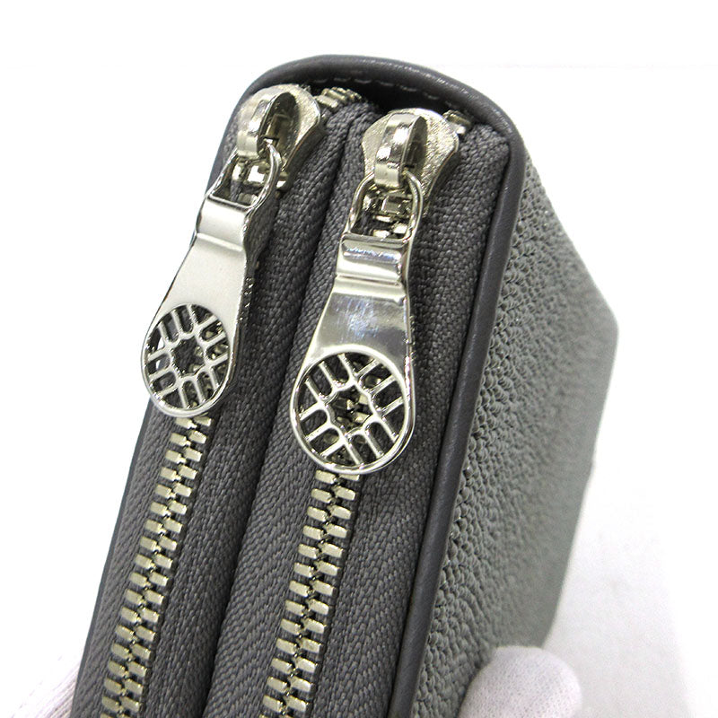 muta l ムータ ガルーシャ TWIN ZIP ラウンドファスナー 長財布 グレー【三重本店】