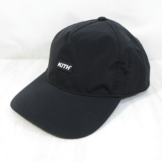 KITH | キース ナイロン スナップバック キャップ キャップ ブラック【三重本店】