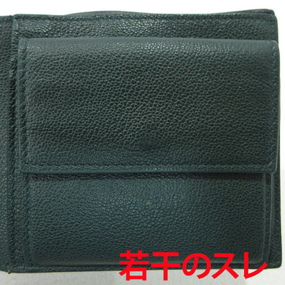 BVLGARI | ブルガリ カーフスキン 二つ折り財布 291158 ブラック【三重本店】