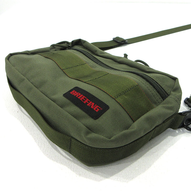 BRIEFING | ブリーフィング zip liner ショルダーバッグ カーキグリーン【三重本店】