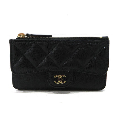 CHANEL | シャネル クラシックジップ コインケース カードケース AP2570 ブラック【三重本店】