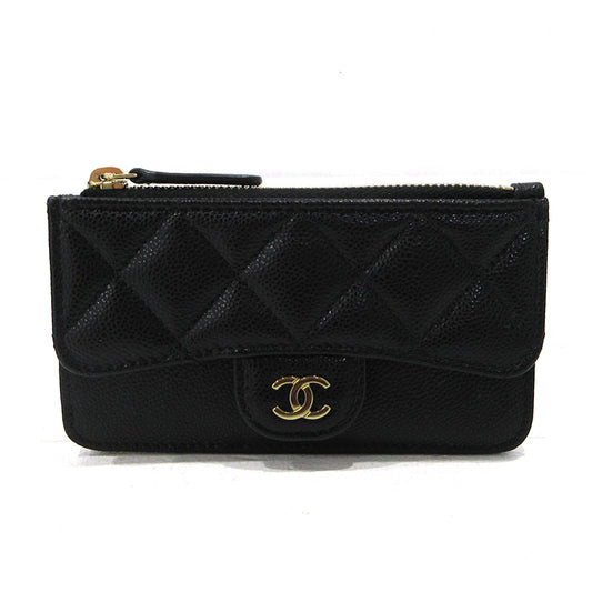 CHANEL | シャネル クラシックジップ コインケース カードケース AP2570 ブラック【三重本店】