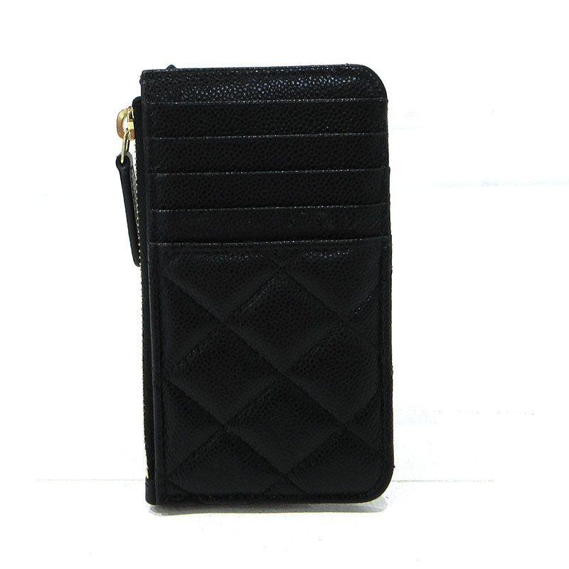 CHANEL | シャネル クラシックジップ コインケース カードケース AP2570 ブラック【三重本店】