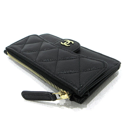 CHANEL | シャネル クラシックジップ コインケース カードケース AP2570 ブラック【三重本店】