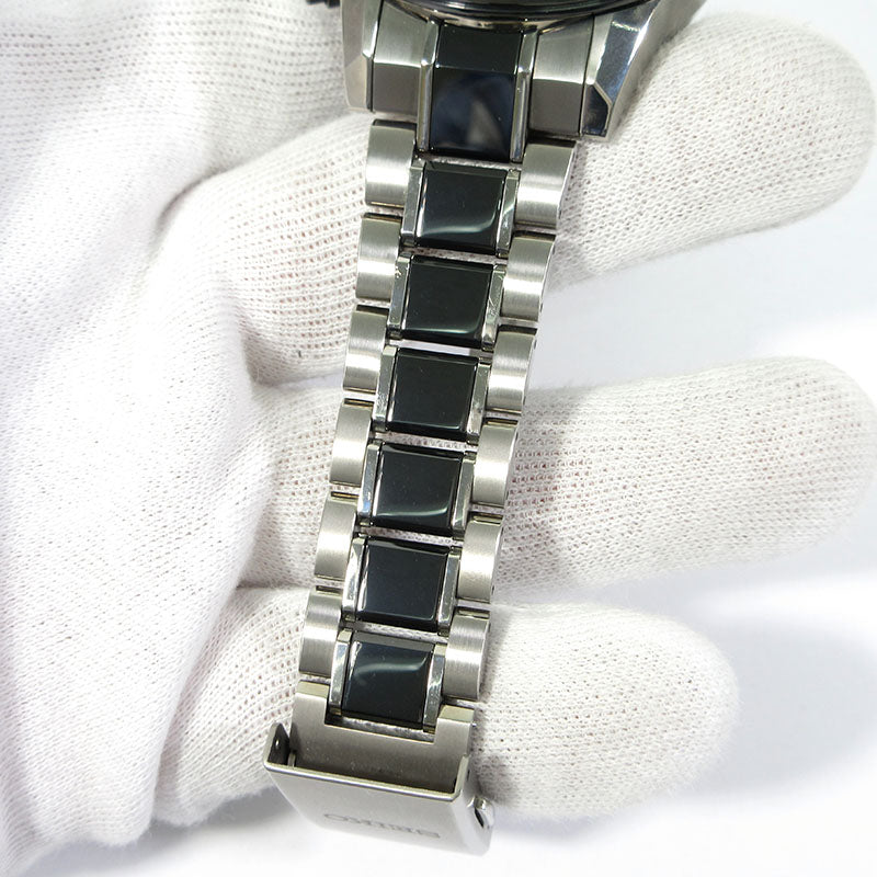 SEIKO | セイコー ASTRON アストロン 5Xシリーズ デュアルタイム 腕時計 SBXC011 多針アナログ表示 ソーラー電波時計 ブラック×グレー×シルバー【三重本店】