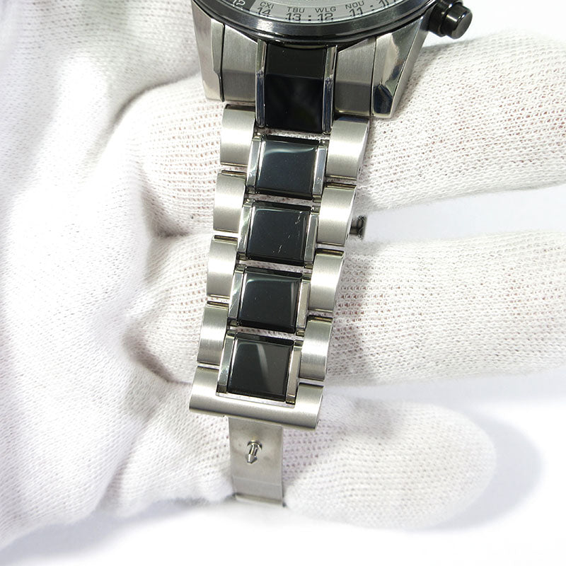 SEIKO | セイコー ASTRON アストロン 5Xシリーズ デュアルタイム 腕時計 SBXC011 多針アナログ表示 ソーラー電波時計 ブラック×グレー×シルバー【三重本店】