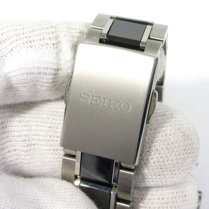 SEIKO | セイコー ASTRON アストロン 5Xシリーズ デュアルタイム 腕時計 SBXC011 多針アナログ表示 ソーラー電波時計 ブラック×グレー×シルバー【三重本店】