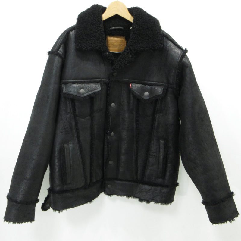 Levi's | リーバイス OLYMPIA SHEARLING TRUE LEATHER レザー A5790-0001 ブラック サイズ：L【三重本店】