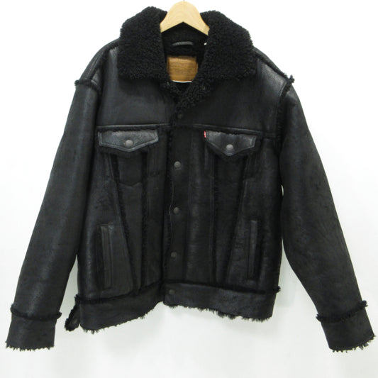 Levi's | リーバイス OLYMPIA SHEARLING TRUE LEATHER レザー A5790-0001 ブラック サイズ：L【三重本店】