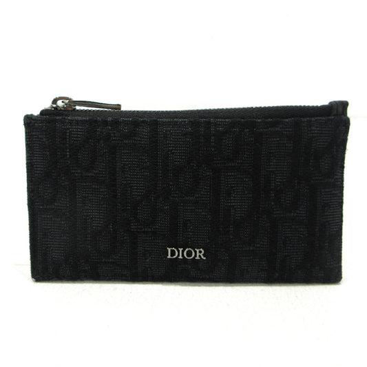 Christian Dior | クリスチャンディオール ジップカードホルダー コインケース カードケース 2ESBC318YSE ブラック【三重本店】