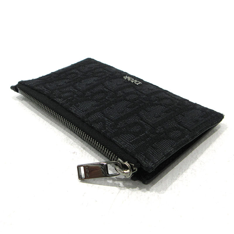 Christian Dior | クリスチャンディオール ジップカードホルダー コインケース カードケース 2ESBC318YSE ブラック【三重本店】
