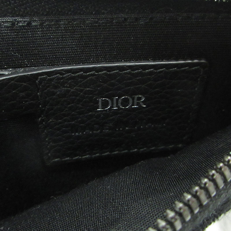 Christian Dior | クリスチャンディオール ジップカードホルダー コインケース カードケース 2ESBC318YSE ブラック【三重本店】