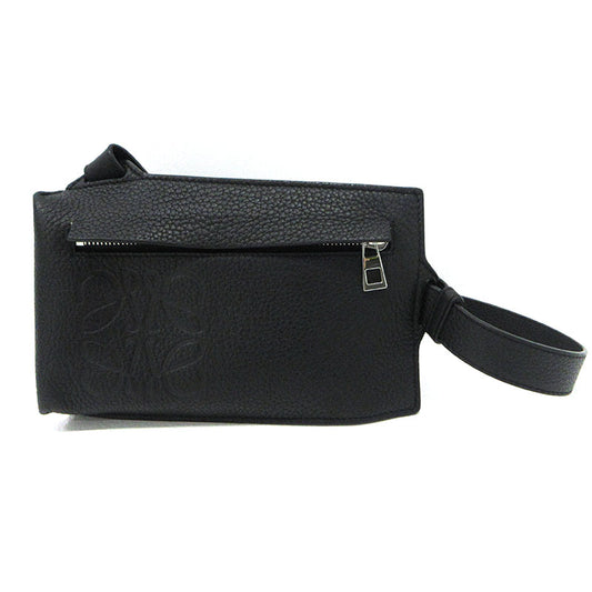 LOEWE | ロエベ バーティカルTポケット ボディバッグ ショルダーバッグ C500P02X02 ブラック【三重本店】