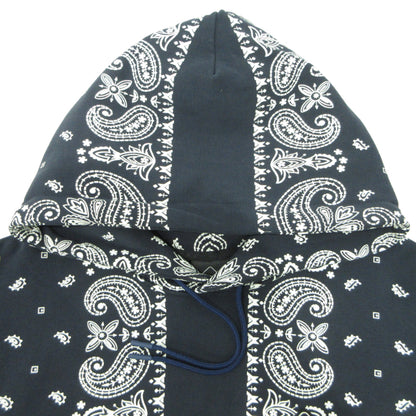 FCRB | エフシーアールビー ペイズリー BANDANA SWEAT HOODIE バンダナスウェットフーディ パーカー FCRB-260041 ネイビー サイズ：XL【三重本店】