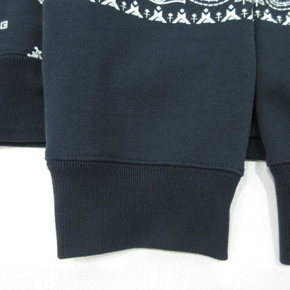 FCRB | エフシーアールビー ペイズリー BANDANA SWEAT HOODIE バンダナスウェットフーディ パーカー FCRB-260041 ネイビー サイズ：XL【三重本店】