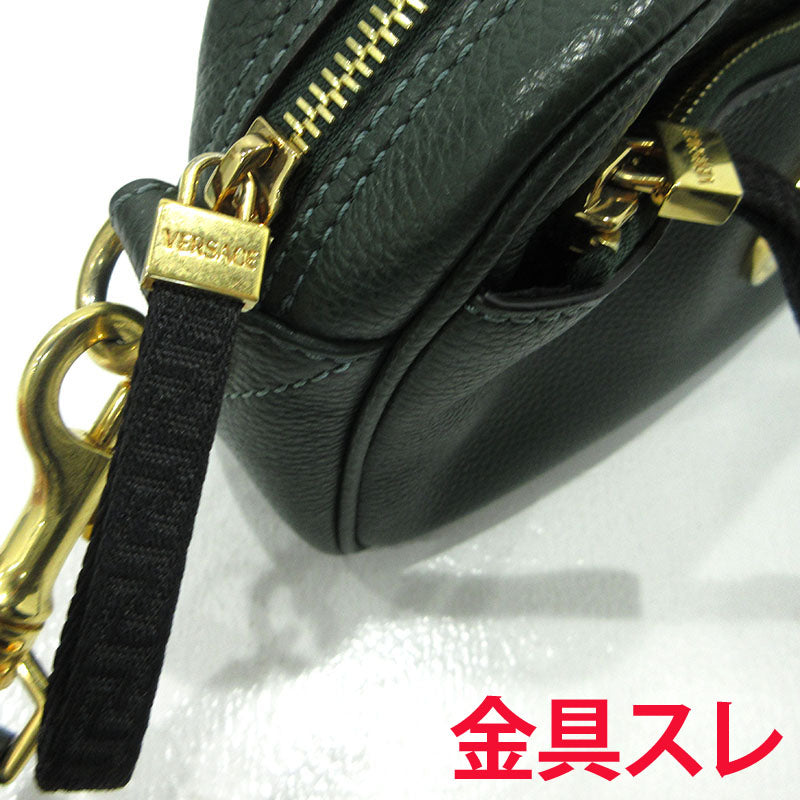 VERSACE | ヴェルサーチ メデューサ 2way ボディバッグ ショルダーバッグ 1005464 ダークグリーン【三重本店】
