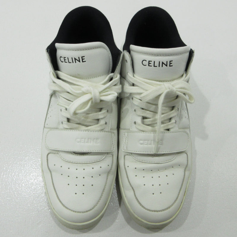CELINE | セリーヌ CT-02 ベルクロストラップ ミッドスニーカー スニーカー FA1211 ホワイト サイズ：41【三重本店】