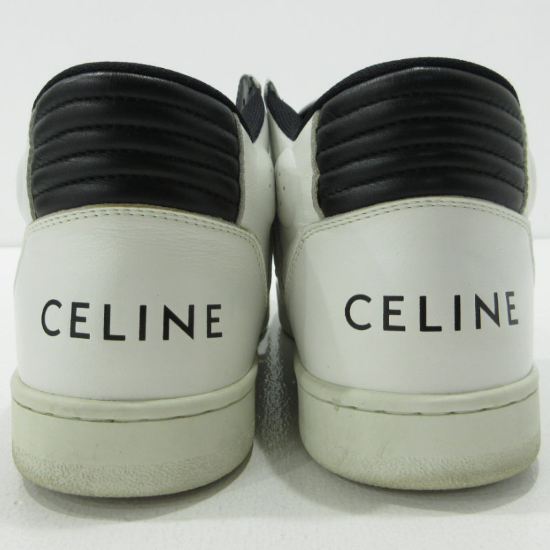 CELINE | セリーヌ CT-02 ベルクロストラップ ミッドスニーカー スニーカー FA1211 ホワイト サイズ：41【三重本店】