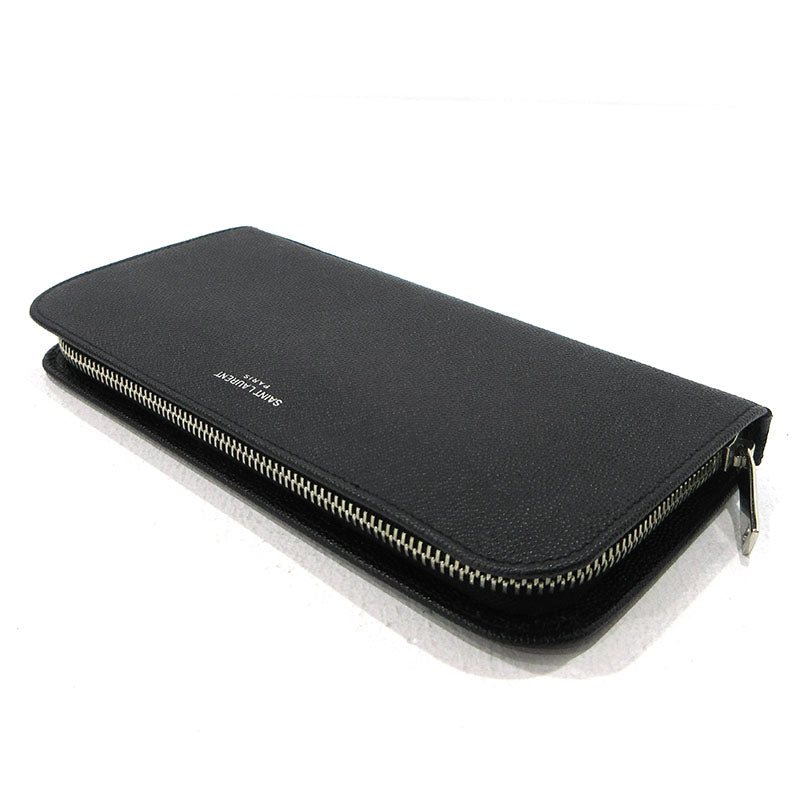SAINT LAURENT | サンローラン クラシックフルジップ ラウンドファスナー 長財布 534290 ブラック【三重本店】