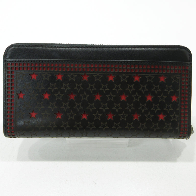 Vivienne Westwood | ヴィヴィアンウエストウッド LASER CUT LEATHER レーザー カット レザー 長財布 ブラック【三重本店】