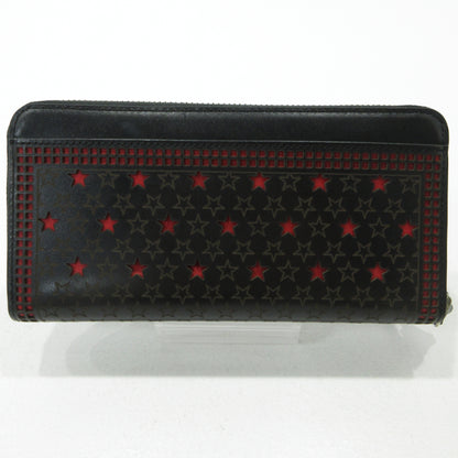 Vivienne Westwood | ヴィヴィアンウエストウッド LASER CUT LEATHER レーザー カット レザー 長財布 ブラック【三重本店】