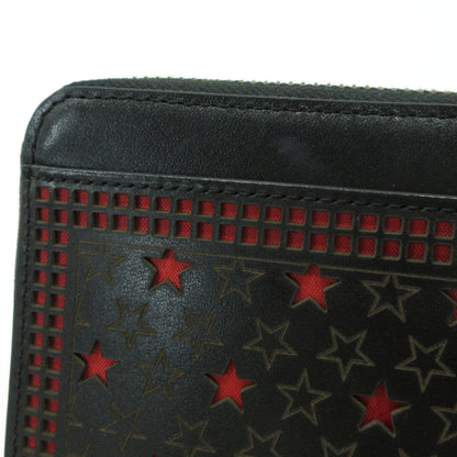 Vivienne Westwood | ヴィヴィアンウエストウッド LASER CUT LEATHER レーザー カット レザー 長財布 ブラック【三重本店】