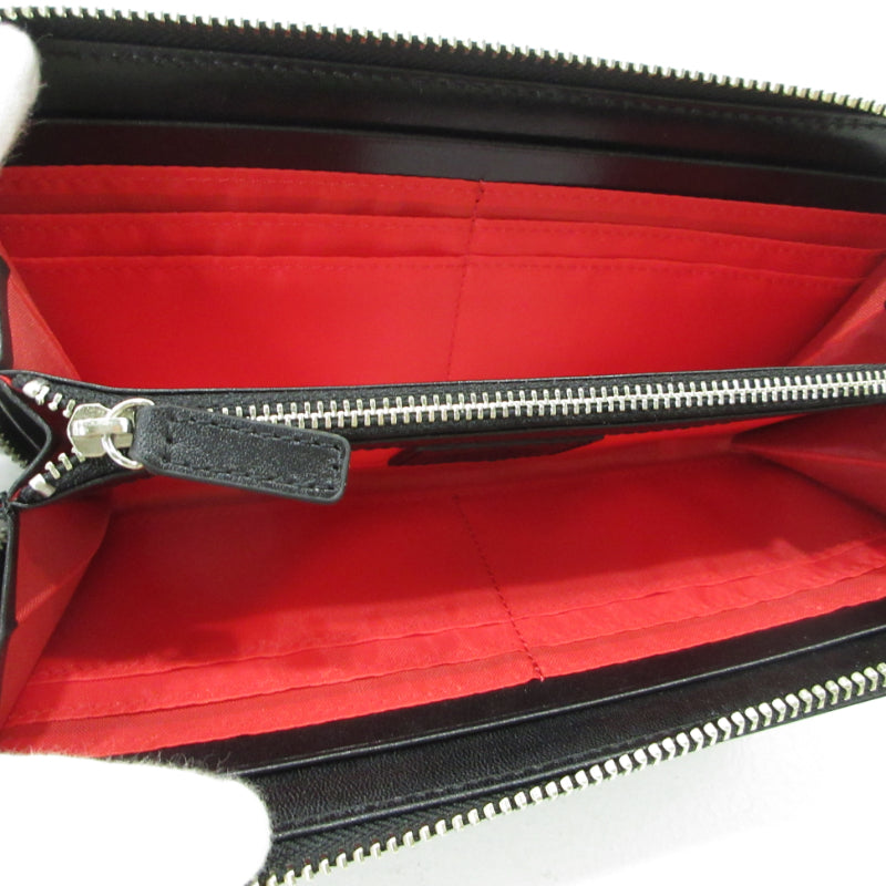 Vivienne Westwood | ヴィヴィアンウエストウッド LASER CUT LEATHER レーザー カット レザー 長財布 ブラック【三重本店】