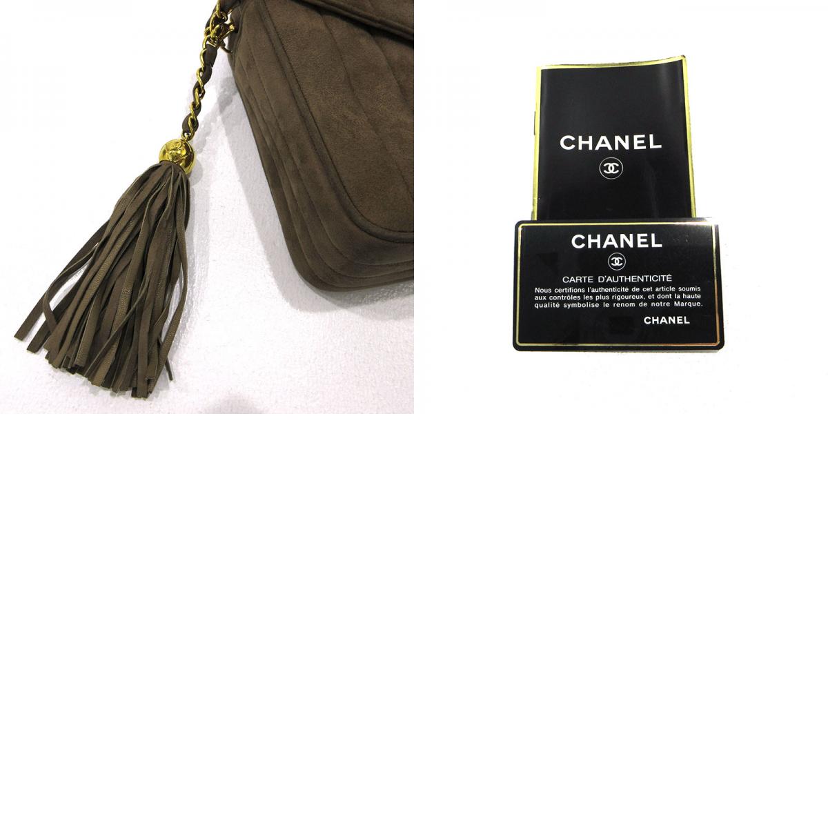 CHANEL | シャネル スエード マドモアゼル ショルダーバッグ ブラウン【三重本店】