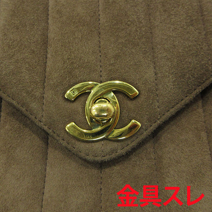 CHANEL | シャネル スエード マドモアゼル ショルダーバッグ ブラウン【三重本店】