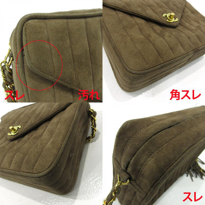 CHANEL | シャネル スエード マドモアゼル ショルダーバッグ ブラウン【三重本店】