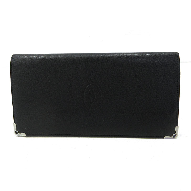 CARTIER | カルティエ 二つ折り財布 長財布 ブラック【三重本店】