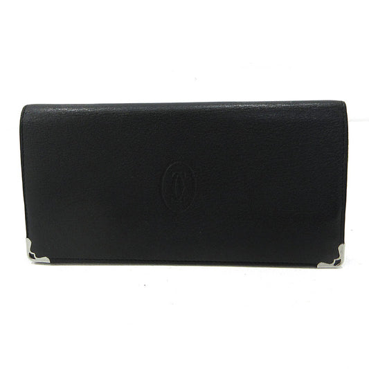 CARTIER | カルティエ 二つ折り財布 長財布 ブラック【三重本店】
