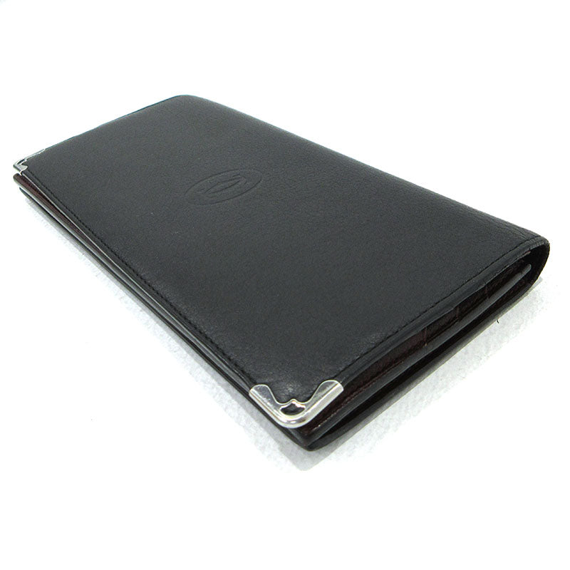 CARTIER | カルティエ 二つ折り財布 長財布 ブラック【三重本店】